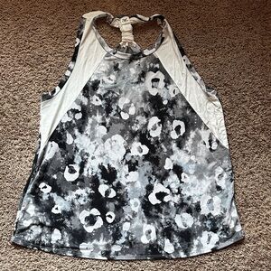 Sew In Love Monochrome Floral Tank Top